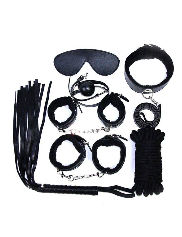 Domina SM Bondage Set Restraint Set Toys Sex Toy Extreme Restraints - C80689
