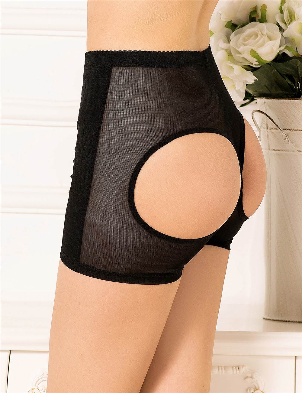 Push Up Briefs Bodyshort Butt Shaper Underwear Underpants Lingerie Butt M/XL - P5076