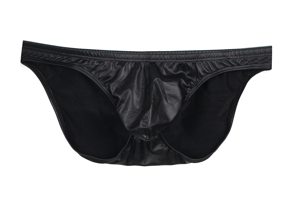 Patent leather briefs men's wetlook boxer shorts men's underwear S/M/L/XL - MP004
