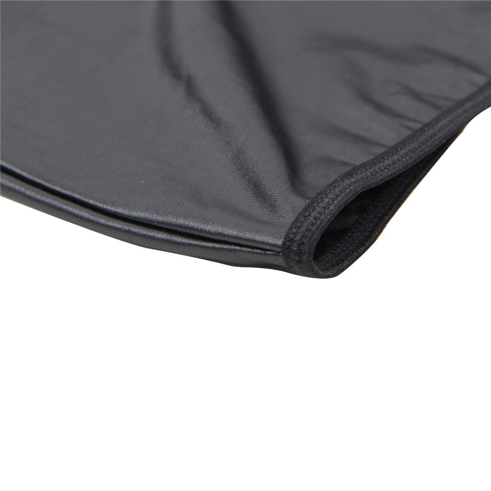 Sexy Leder Shorts Herren Enge kurze Hose Popo Offen Unterwäsche Dessous L/XL - MP064-1