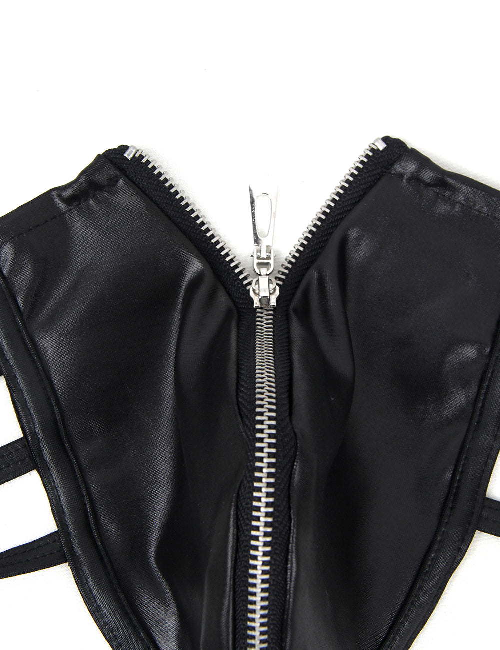 Zipper String Herren Riemen Tanga Slip Wetlook Männer Unterwäsche M/L - MP068-1