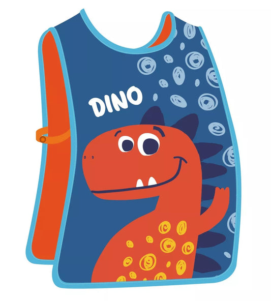 Painting apron motif dino painting coat painting smock school crafts art class 46cm