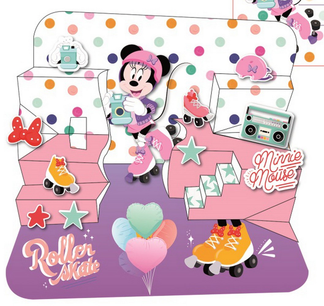 Children's 3D greeting card birthday invitation card Frozen Spiderman Minnie Mouse