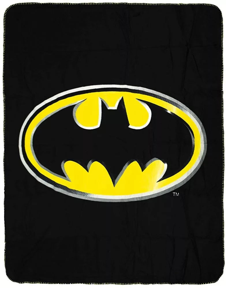 Batman Fleecedecke Superheld Kinder Warm Kuscheldecke Fledermaus 100x140cm
