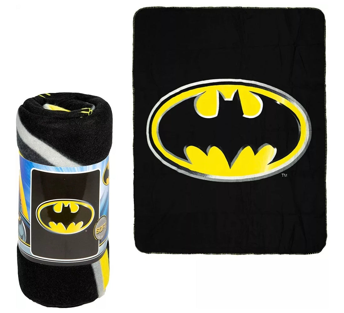 Batman Fleecedecke Superheld Kinder Warm Kuscheldecke Fledermaus 100x140cm