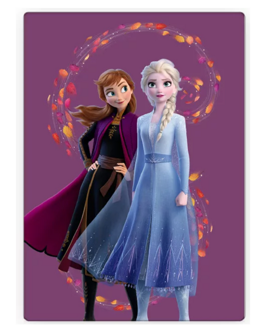 Disney Frozen Anna & Elsa Fleece Blanket Children's Warm Cuddly Blanket 100 x 140cm