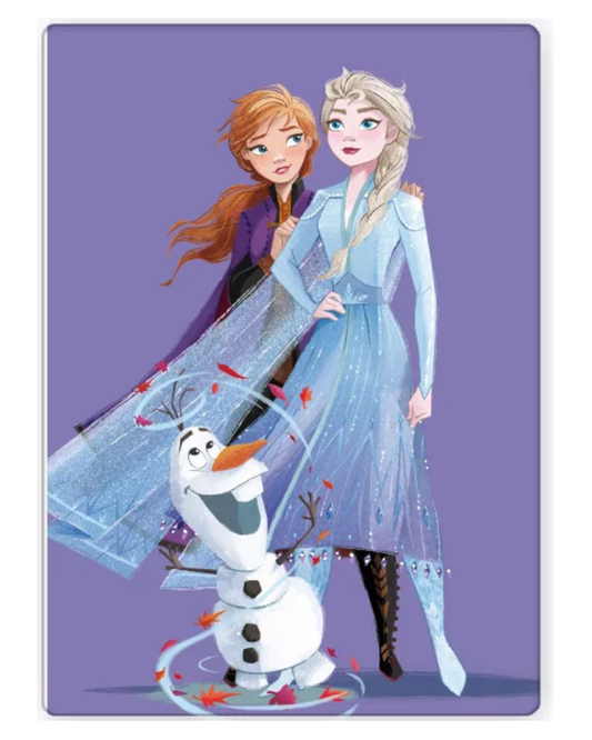 Disney Frozen Nostalgia Fleece Blanket Children's Warm Cuddly Blanket 100 x 140cm
