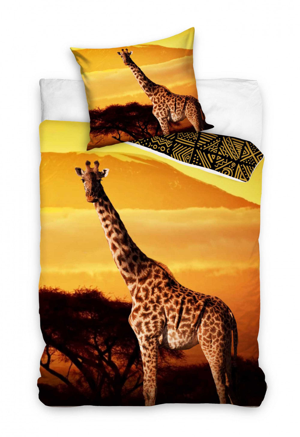 Safari Tiere Wendebettwäsche Bettwäsche Set Bettbezug 140×200cm