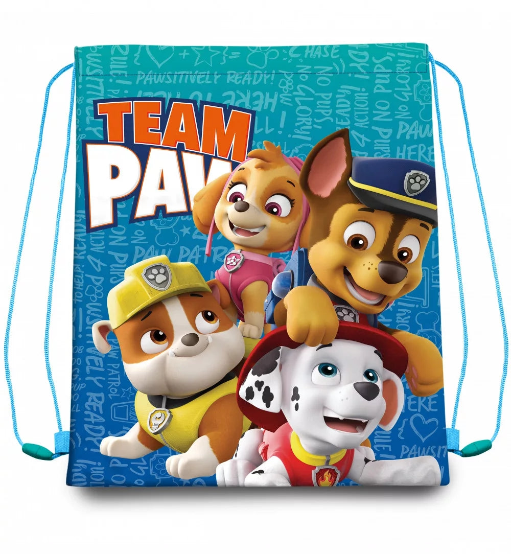 Paw Patrol Gym Bag Shoe Bag Frozen Shoulder Bag School 40x30cm