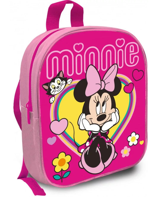 Disney Minnie Mouse Backpack Girls Pink Kindergarten Daycare Bag 29cm