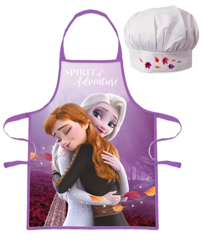 Frozen II Children's Cooking Apron Anna Elsa Kindergarten School Baking Set