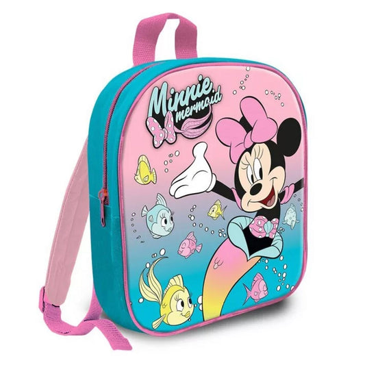 Disney Minnie Mouse Backpack Kindergarten Childminder Children's Bag 29cm - EWA30021MN