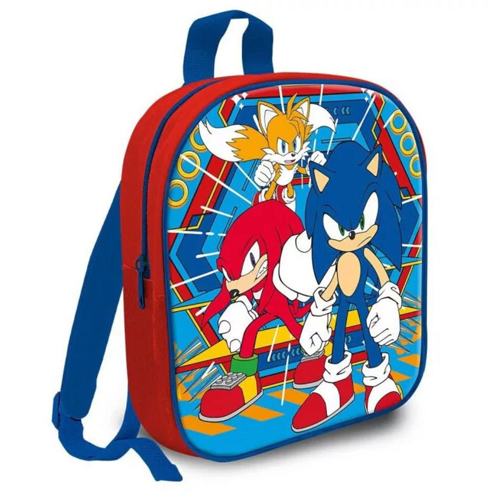 Sonic The Hedgehog Backpack Kindergarten Childminder Children's Bag 29cm - EWA7144SN