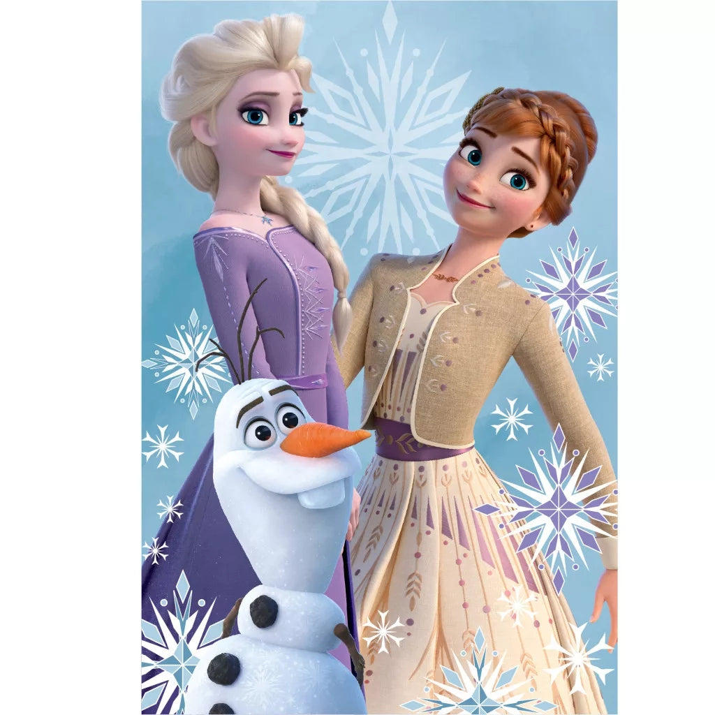 Disney Eiskönigin Schwestern Frozen Fleecedecke Kinder Warm Kuscheldecke 100 x 150cm - EXK350151