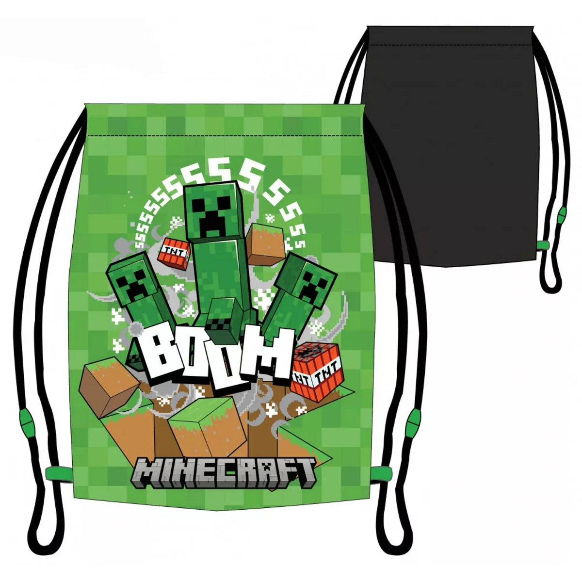 Minecraft Gym Bag Shoe Bag Cool Shoulder Bag School 32x37cm