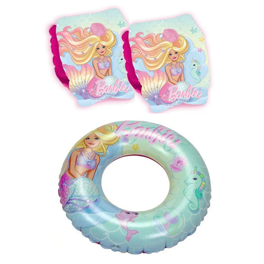 Barbie Swimming Ring with Floating Wings for Children 3-6 Years - GIM87218120