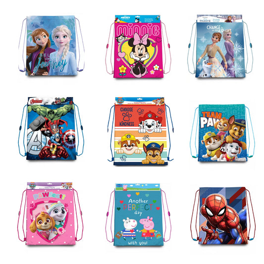 Paw Patrol Gym Bag Shoe Bag Frozen Shoulder Bag School 40x30cm