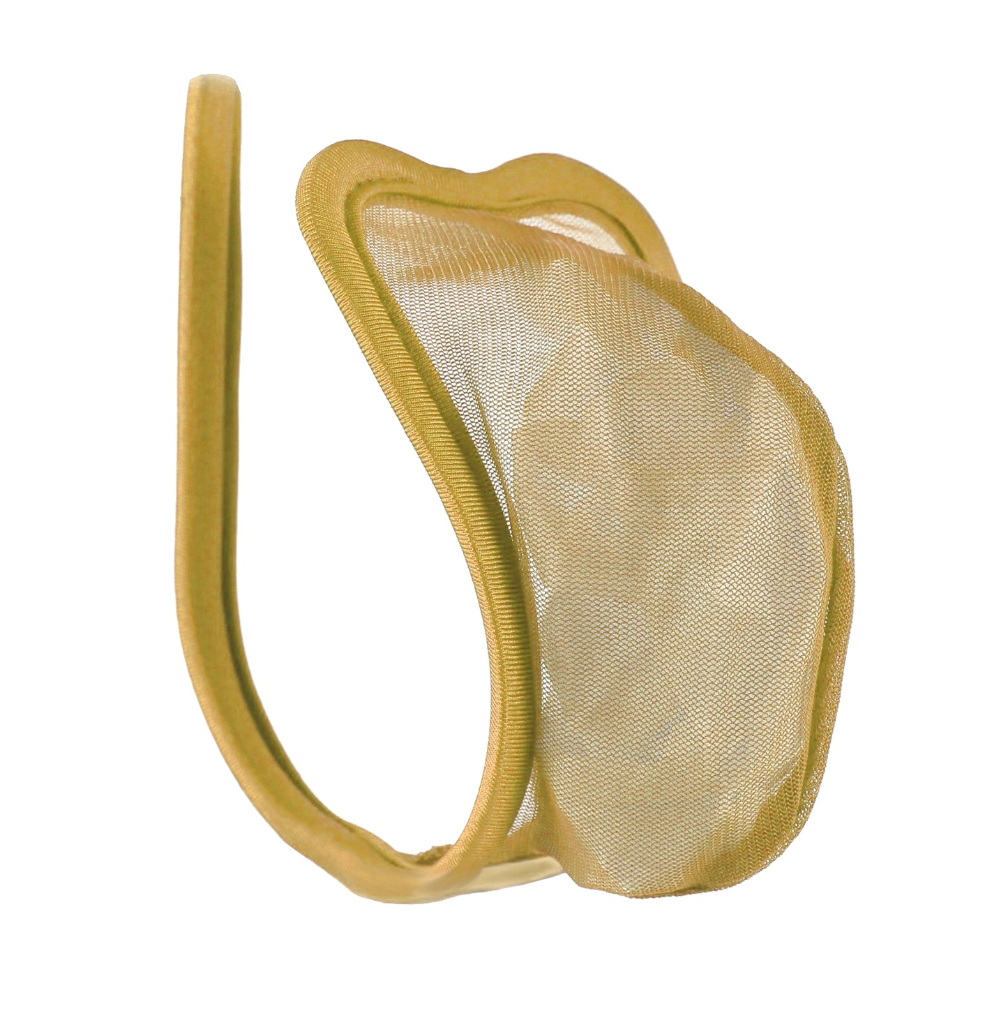 2er Set C-String Beige Tanga Blau Transparent Herren Panty Netz Unterwäsche S/M/L