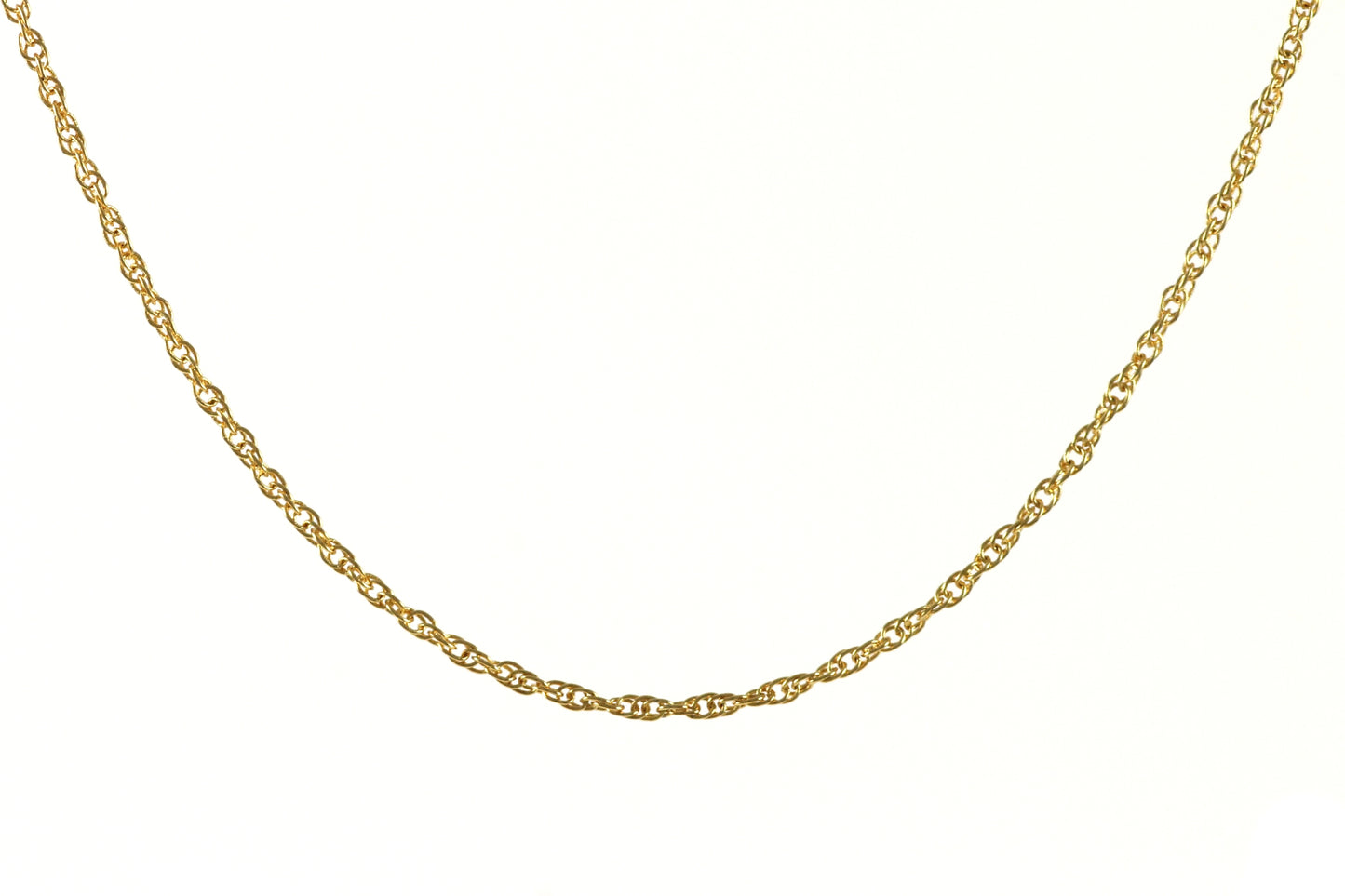 Double anchor chain gold necklace pendant jewelry set gold-plated yellow gold Ø 2mm