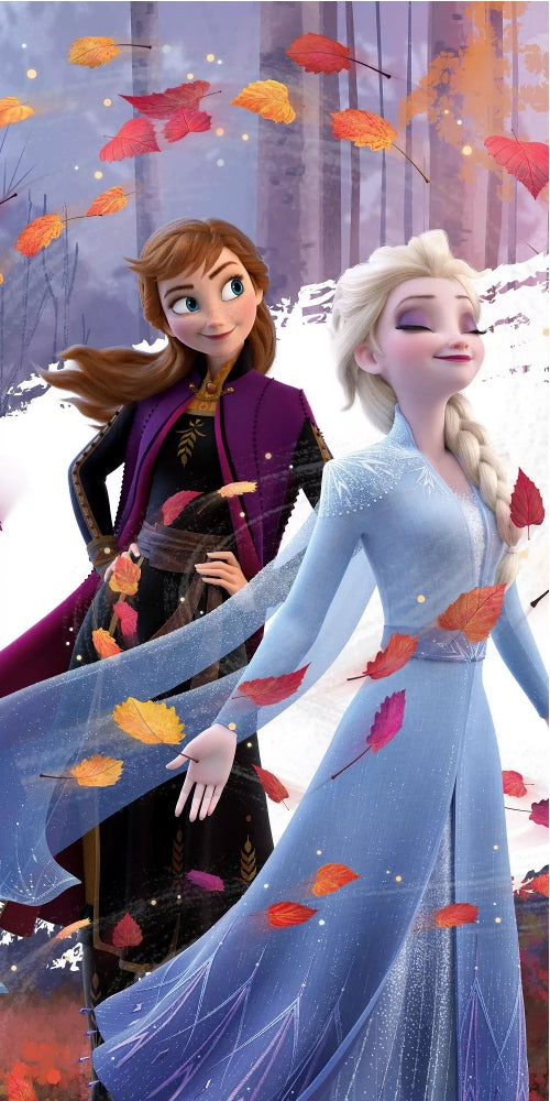 Eiskönigin Disney Frozen Strandtuch Kinder Urlaub Baumwolle Handtuch Badetuch 70x140cm