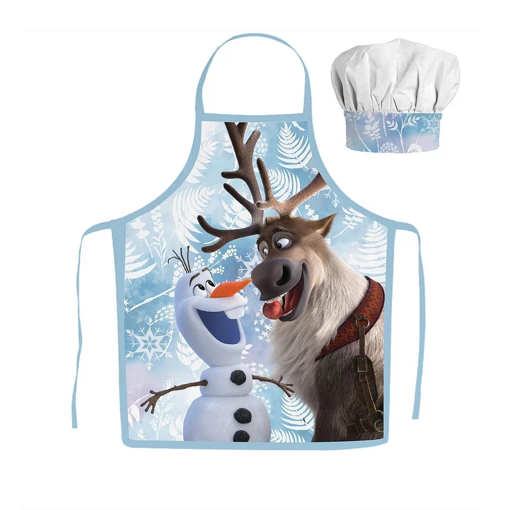 Disney Frozen Olaf Türkis Kochschürze Kindergarten Eiskönigin Schule Backset - JFK038413