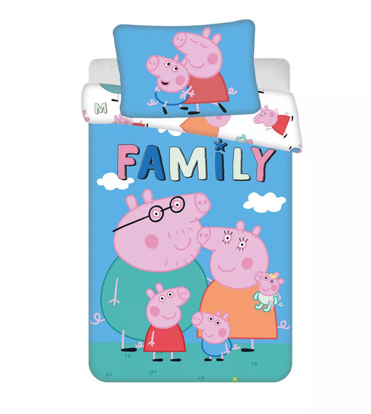 Peppa Pig George Ice Cream Children's Bedding Set Reversible Bed Linen