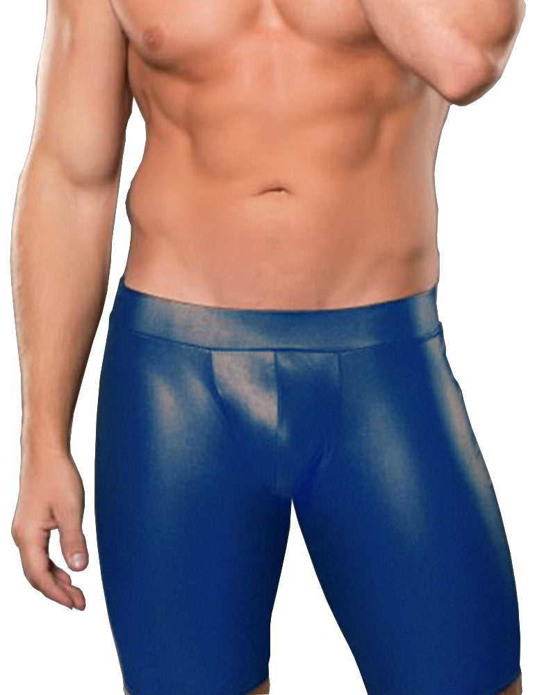 Sexy Leder Shorts Herren Enge kurze Hose Popo Offen Unterwäsche Dessous L/XL - MP064-1