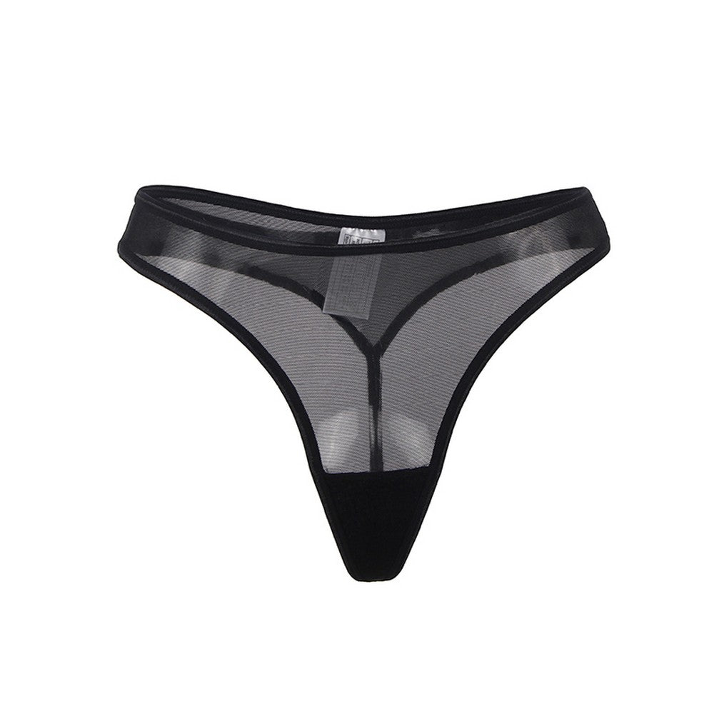 Garter Belt Corset Suspender Belt Lingerie Black String Gogo S/XL - P5196-1