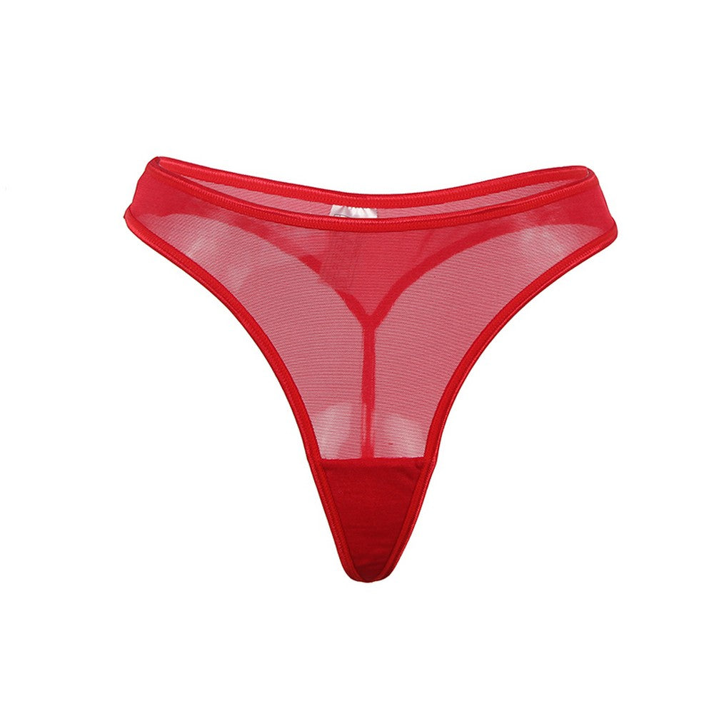 Garter Belt Corset Suspender Belt Lingerie Red String Gogo S/XL - P5196-2