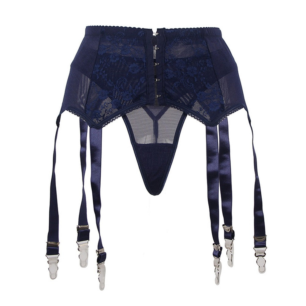 Corsets Garter Belt Suspenders Lingerie Blue String Gogo S/XL - P5196-3