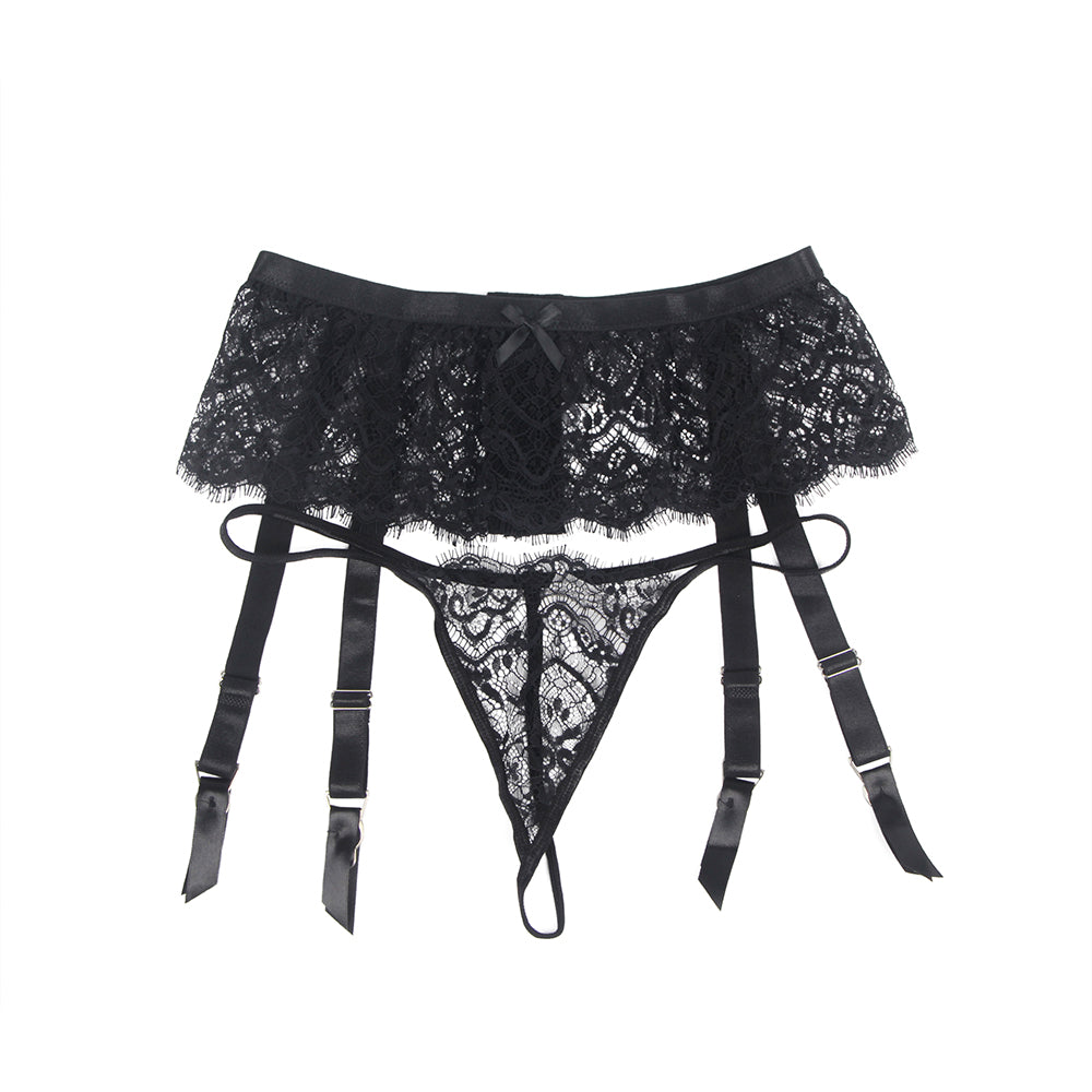 Garter Belt Fringe Underwear Suspender Belt Lingerie Suspenders S/XL - P5206-1