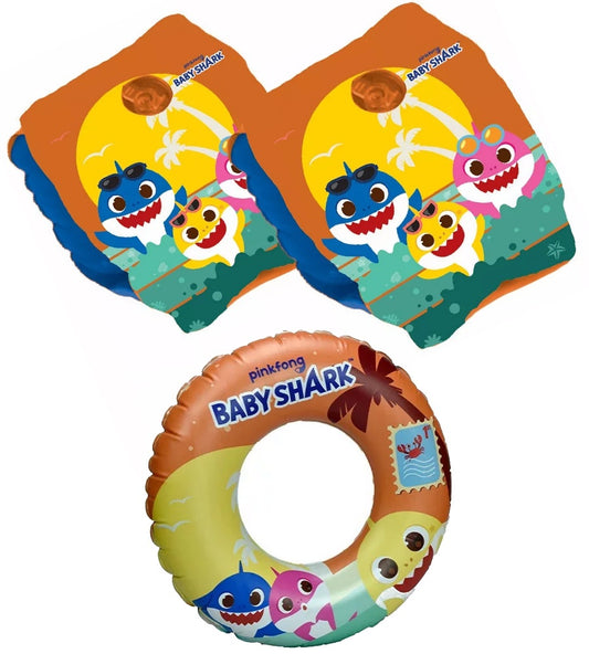 Baby Shark Swimming Ring Pool Aid Swimming Small Children 3-6 Years - GIM87072110
