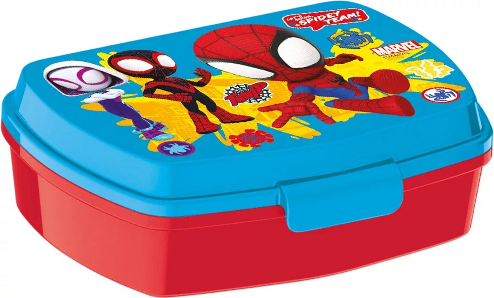 Spiderman Stor Lunch Box Sandwich Lunch Box Spidey School Children 16x12cm - STF15074