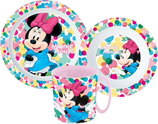Minnie Mouse Tableware Set Cutlery Set Breakfast Children Disney Kindergarten