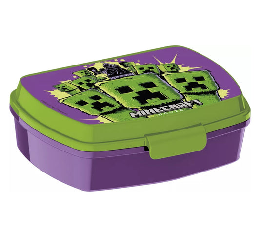 Minecraft The Movie Stor Brotdose Brotbüchse Sandwich Lunchbox Schule Kinder 16x12cm - STF41474