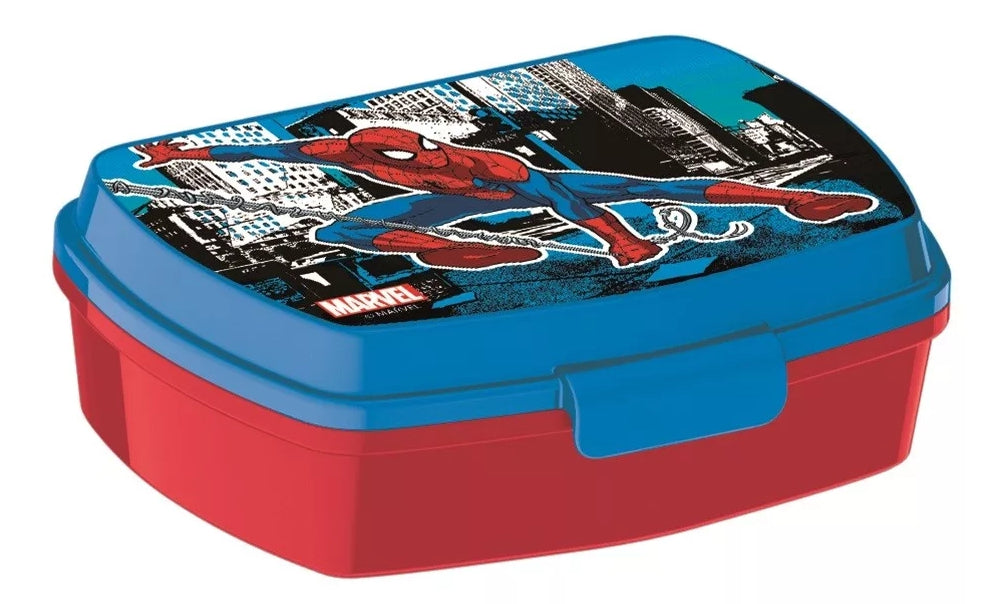 Stor lunch box Disney Marvel sandwich lunch box set school children 16x12cm - STF18974