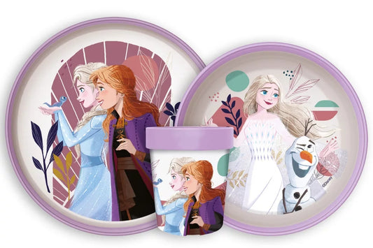 Disney Frozen Tableware Set Girls Kindergarten Non-Slip 260ml - STF66668