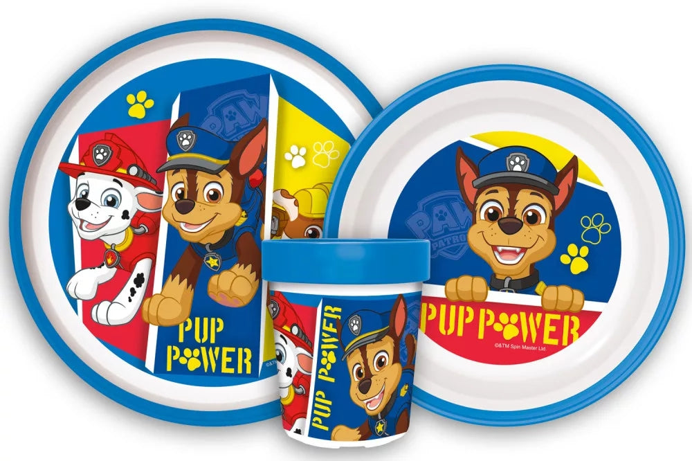 Paw Patrol Tableware Set Boy Marshall Kindergarten Non-Slip 260ml - STF66673