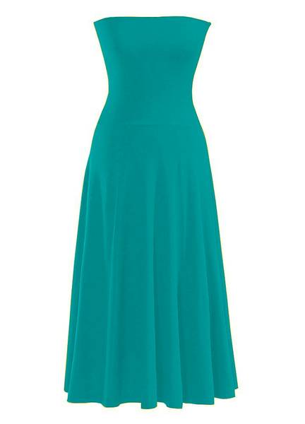 Neu Damen Strandkleid Türkis MiniRock Bademode Parero Minikleid Bikini Bandeau Sommerkleid Größe S/M