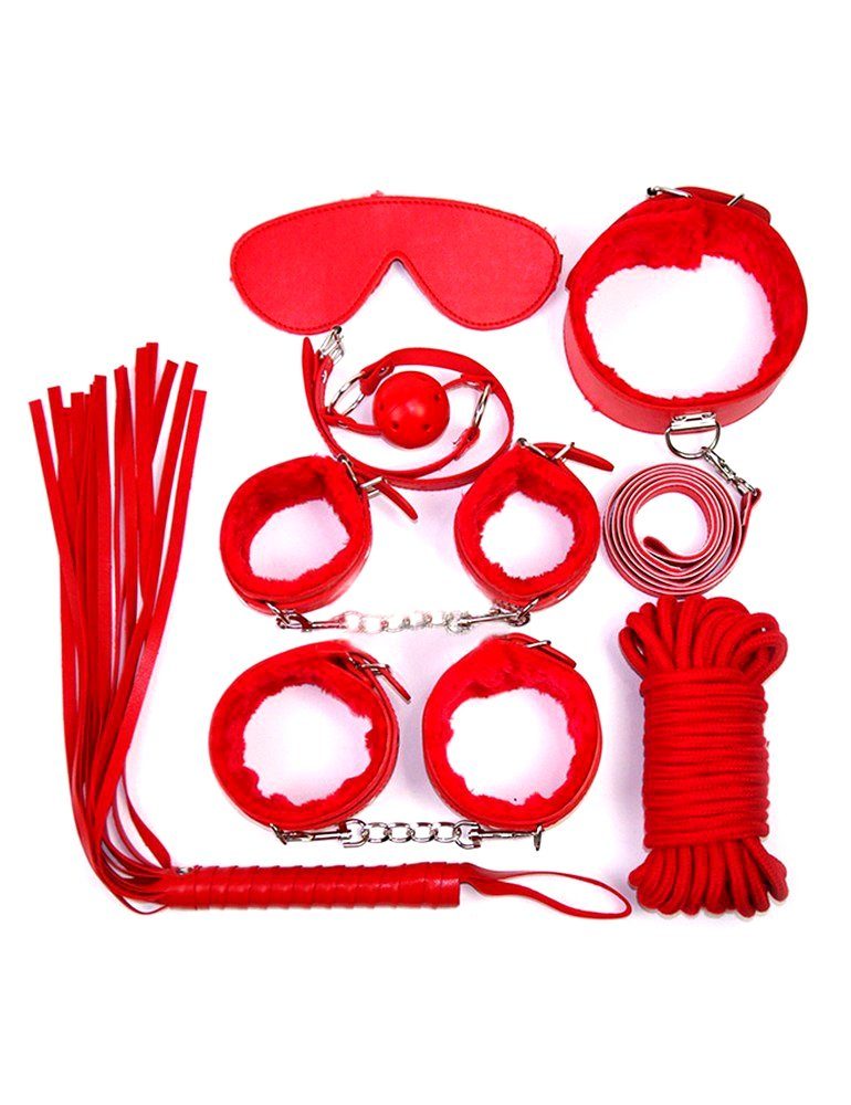 Domina SM Bondage Set Restraint Set Toys Sex Toy Extreme Restraints - C80689