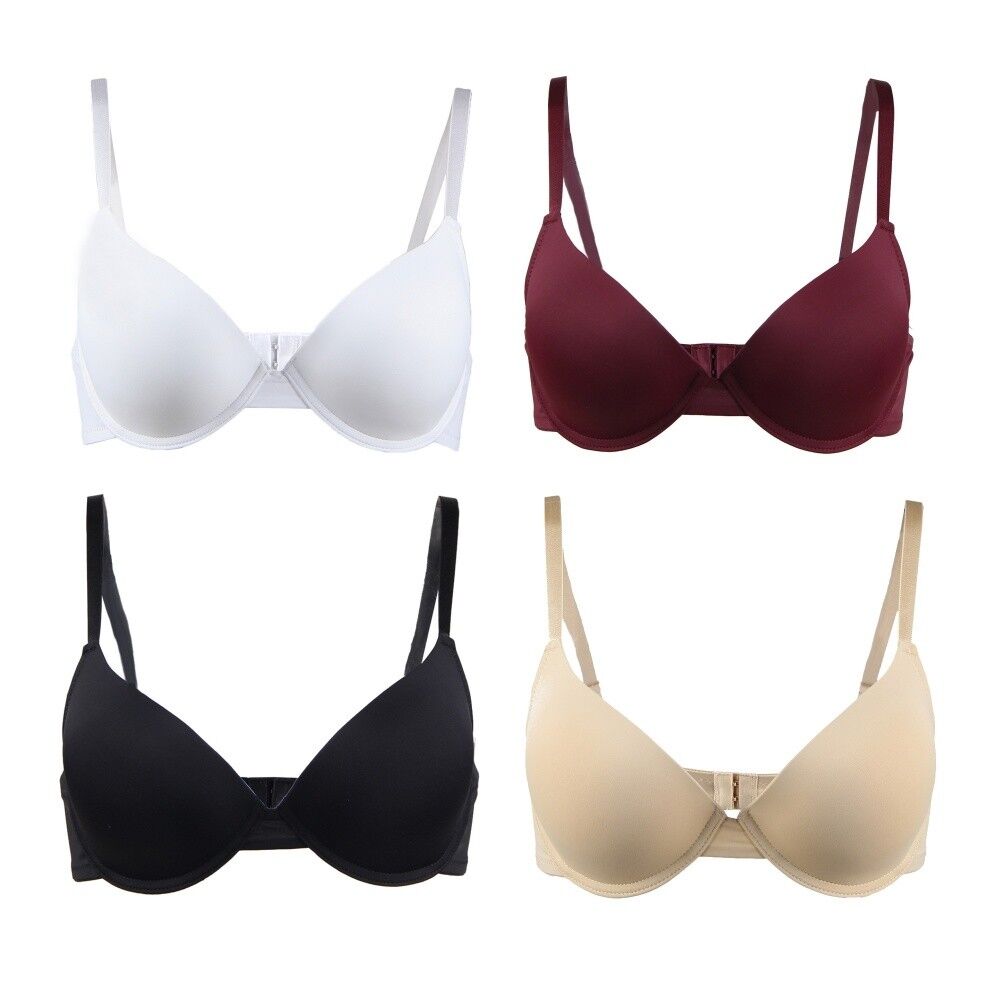T-Shirt Bra Classic Cup Bra Women's Classic T-Shirt Push Up Lingerie Underwire - B4049
