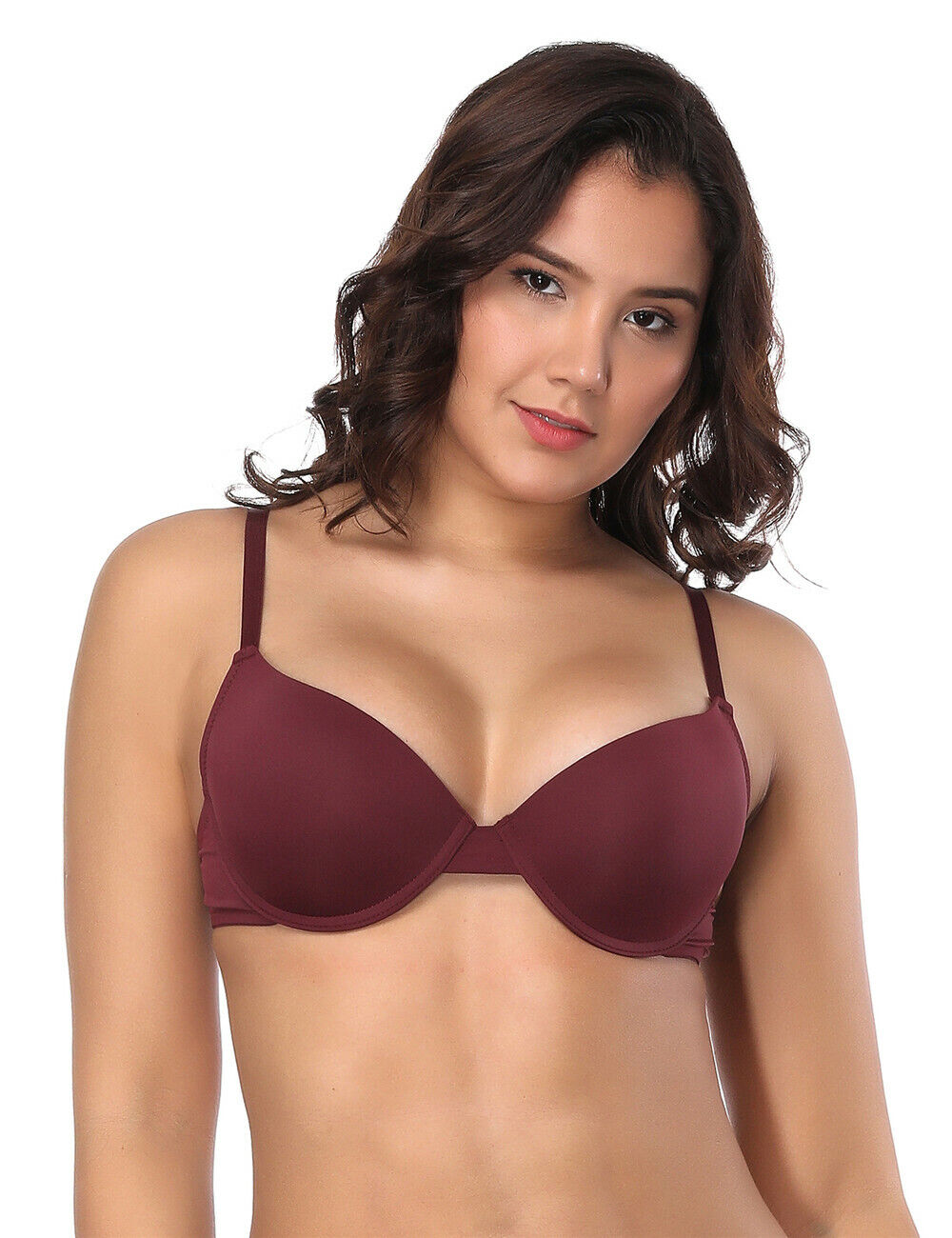 T-Shirt Bra Classic Cup Bra Women's Classic T-Shirt Push Up Lingerie Underwire - B4049