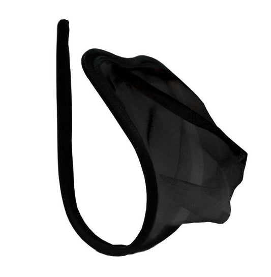 Men's Briefs Men's Thong Transparent C-String Black Lingerie One Size S/M/L