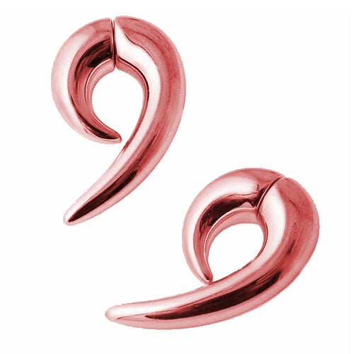 Magnet Fake Piercing Bronze Illusion Stretching Crescent Test Expander Stretching Rod Plug NEW