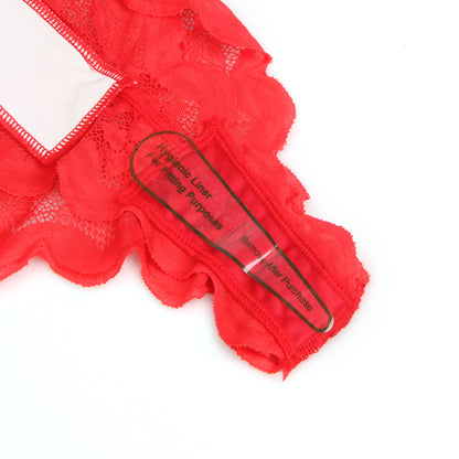 Wetlook Body PVC Teddy Reißverschluss Spitze Diva Nachtwäsche S/XL - R81377 von Lau-Fashion, verführerisches Design für besondere Anlässe.