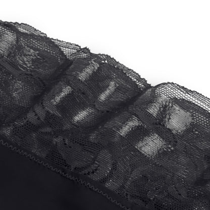 Overknees Wetlook Matt Spitze Lack Leder Gothic Halterlose Strümpfe Stulpen - R82094