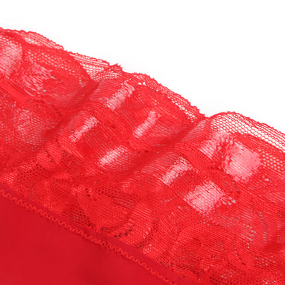 Overknees Wetlook Matt Spitze Lack Leder Gothic Halterlose Strümpfe Stulpen - R82094