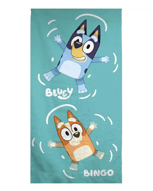 Bluey Strandtuch Comic Handtuch Badetuch Fast Dry Duschtuch XXL 70x140cm - AYM077872