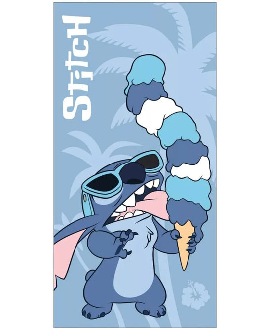 Lilo & Stitch Strandtuch Ice Cream Disney Handtuch Badetuch Fast Dry XXL 70x140cm - AYM078114
