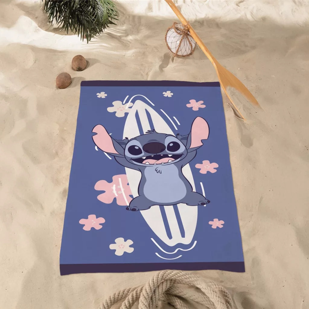 Lilo & Stitch Strandtuch Surfbrett Disney Handtuch Badetuch Fast Dry XXL 70x140cm - AYM078121